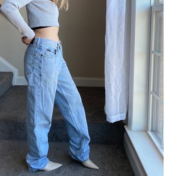 Vintage y2k Lee baggy straight crossover jeans, size 28 - Picture 5 of 10